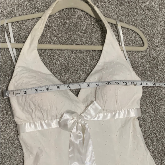 Y2K Steppin Out White Halter - Picture 9 of 10